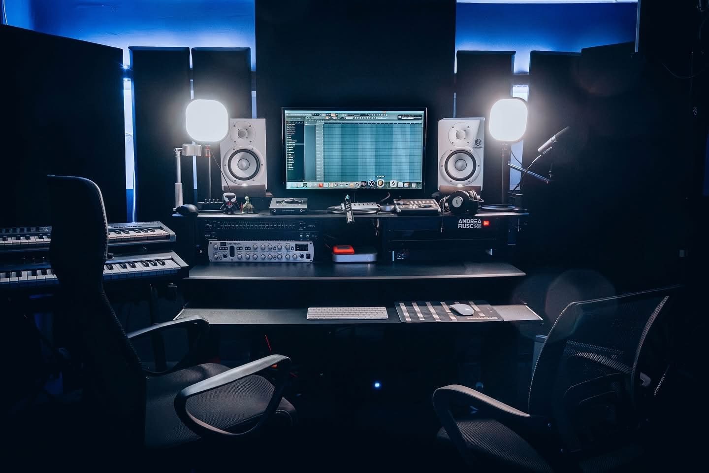 Studio A acusticamente trattato a Creative Deejay Academy