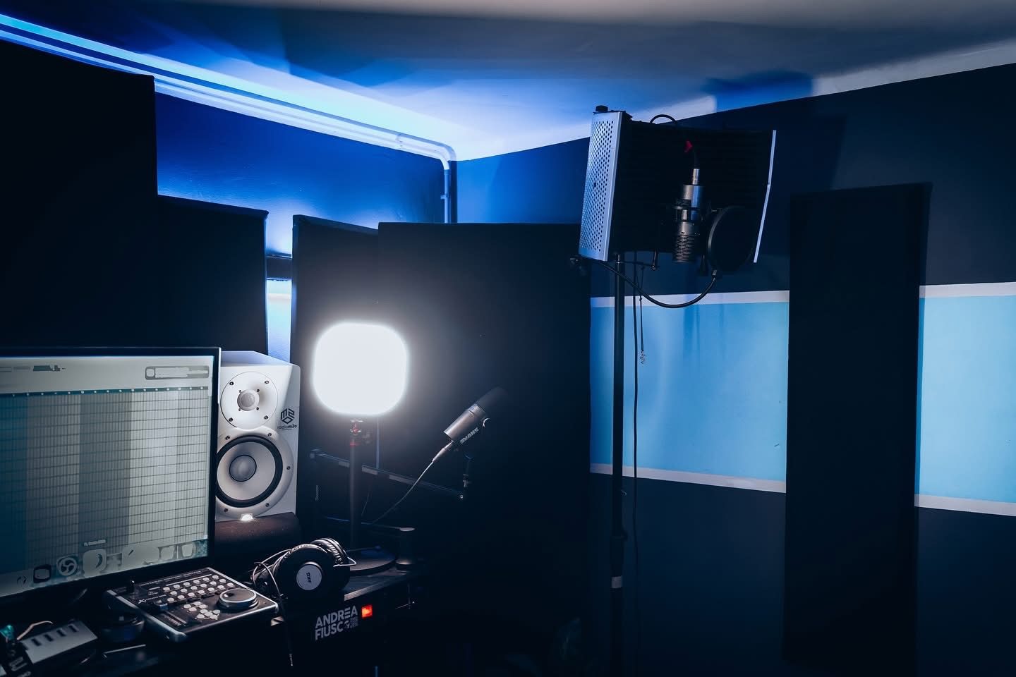 Ambiente di registrazione dello Studio A