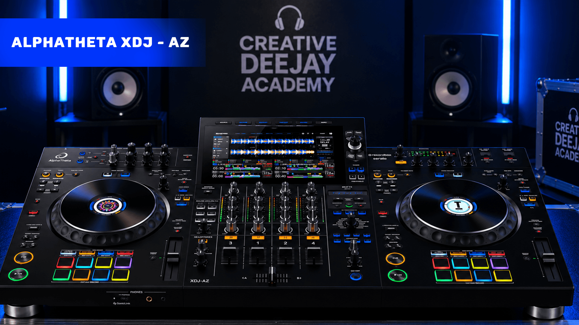 AlphaTheta XDJ-AZ: quattro deck e un workflow da club in un unico sistema
